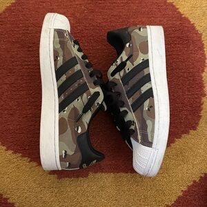 Camouflaged Adidas Size 9